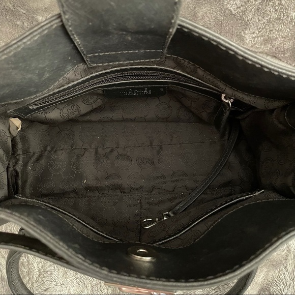 Michael Kors Hamilton Handbag Purse Classic Lock Medium Satchel - Picture 8 of 16